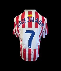 Camiseta local firmada a mano Antoine Griezmann Atlético de Madrid 2025-26 1 - Imagen 1 de 3
