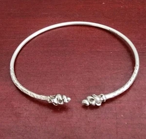 VINTAGE SB STERLING SILVER CUFF BRACELET. 8". 10.90GRS - Picture 1 of 8