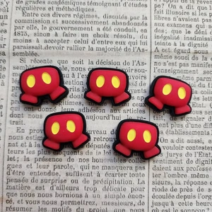5pc Mickey's Shorts Resin Flatback Cabochons - Findings - Jewlery DIY - Picture 1 of 3