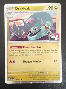 DRAKLOAK 129/167, HOLO, STAMPED, PRIZE PACK SERIES 6, POKEMON CARD (NM) - Picture 1 of 3