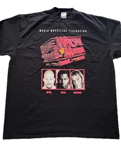 WRESTLEMANIA 14 ON SHAKA HEAVYWEIGHT GARMET DYED T-SHIRT WRESTLING Größe 5XL - Bild 1 von 9