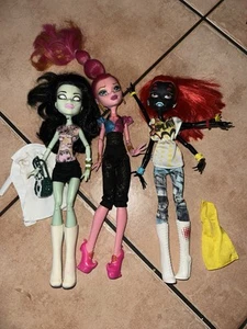 Monster High Paket 4 Sammlung Konvolut 3 Puppen I heart Love Fashion 13 Wünsche - Bild 1 von 3