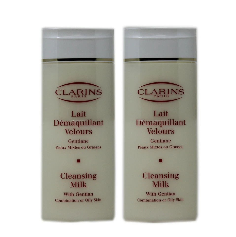 CLARINS CLEANSING MILK WITH GENTIAN COMBINATION / OILY SKIN 2x200ML - Image 1 of 1