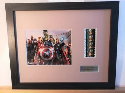 EVERYBODY WANTS 1 The Avengers Assemble 10"x8" 35mm Film Cell Display Framed or Unframed