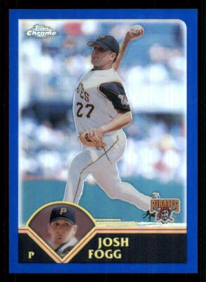 2003 Topps Chrome Refractors #289 Josh Fogg /699 - Image 1 of 2