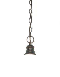 Nuvo 60/1276 Hanging Dome Mahogany Bronze (Champagne Glass is MISSING) - Picture 1 of 5