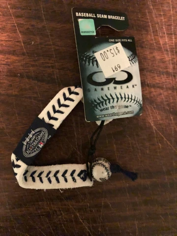 2008 NEW YORK YANKEES ALL-STAR GAME BASEBALL SEAM BRACELET Cover