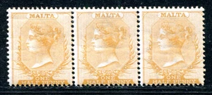 MALTA 1863 2 ** NUOVO DI ZECCA in STRISCIA (S0309 - Foto 1 di 2