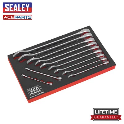 Sealey AK63254 Combination Spanner Set 11pc Imperial Cold Stamped in Eva Tray - Image 1 of 4