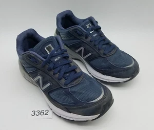 New Balance 990v5 Made In USA Women Size 8 D (Wide) Running Shoes Navy *See desc - Picture 1 of 14