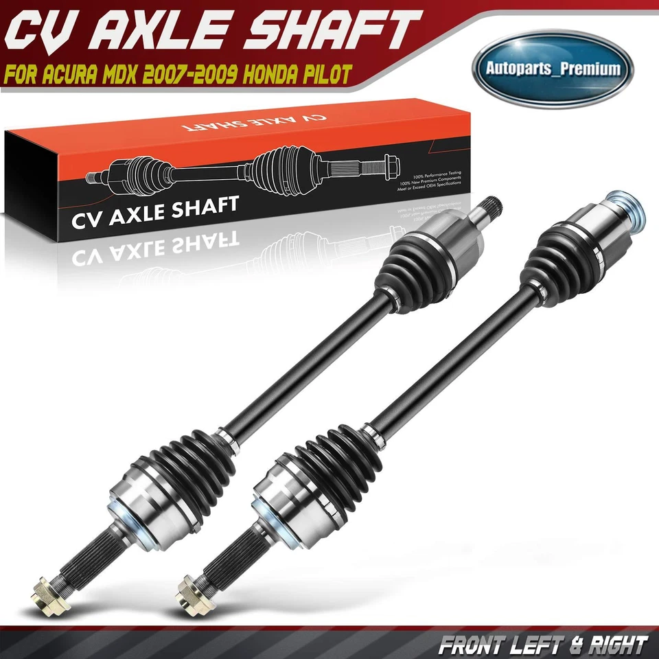 2x Conjunto de eje CV delantero para Acura MDX 2007-2009 Honda Pilot 2009-2011 Foto 1 de 4
