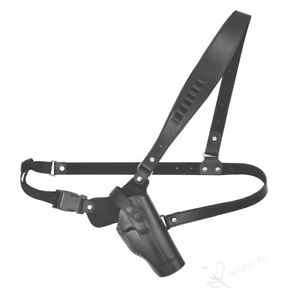 Adjustable Underarm Gun Holster 100% Leather Tactical Concealed Shoulder Holster