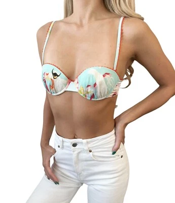 Sujetador Christian Dior Vintage 2003 AW Logo Bustier Top #B75 Galliano Rank AB Foto 1 de 4