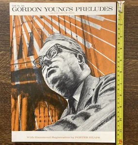 Gordon Young's Preludes Hymn Tunes Hammond Registration Porter Heaps Organ Music - Picture 1 of 7