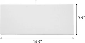 Set 12 Cialde Inserti Gioielli Vassoio Fodere Bianco Espositore Organizer 14 1/4 X 7 1/2”   - Foto 1 di 11