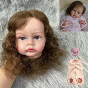 Kit Muñeca Renacida 19" Sin Montar Hágalo Usted Mismo Chloe Piezas Pelo Enraizado Muñeca Ya Pintada - Imagen 1 de 5