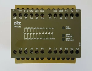 Relé de seguridad PILZ PNOZ 10 24V DC 6S4Ö - mundial, factura, IVA - Imagen 1 de 2