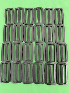 25 Pieces Diving Belt Slide Keeper for 2" Webbing Harness Belt Retainer Buckle - Picture 1 of 4