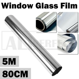 5M One Way Mirror Tint Window Glass Film Solar UV Reflective Privacy Protector O - Picture 1 of 12