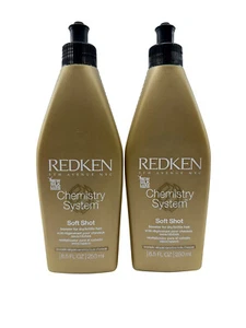 Redken Chemistry System Soft Shot Booster for Dry & Brittle Hair 8.5 OZ Set of 2 - Picture 1 of 1