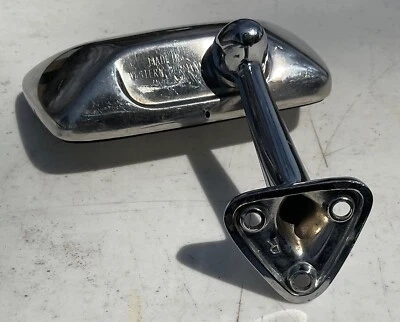 Espejo retrovisor exterior SAAB EMS 1972-77 LADO DERECHO ACERO INOXIDABLE PASAJERO = ALEMANIA OCCIDENTAL Foto 1 de 4