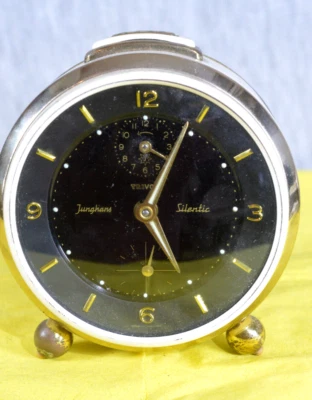 1950er JAHRE DESIGN WECKER - JUNGHANS SILENTIC - Bild 1 von 4