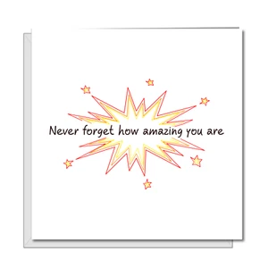 Thank You Card Good Luck Exam Card Graduation Card Congratulations Card - Picture 1 of 6