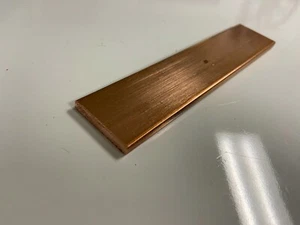 Copper Flat Bar Stock 3/16" x 1 1/4 x 6" Knife Making handle bolster Buss - Picture 1 of 1