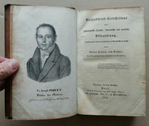 Gesundheits Katechismus philosophisch ärztliche Abhandlung Dr Joseph PIQUET 1830 - Picture 1 of 7