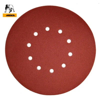 225mm Sanding Discs MIRKA 9 inch Drywall Sandpaper Giraffe Hook & Loop Pads 10H