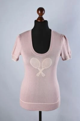 女士 Fred Perry Jessica Ogden 短袖网球 T 恤 S 码 — 第 1/4 张图片