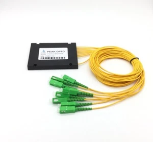 1X8 SPS optischer Splitter, planarer Wellenleiter-Typ optischer Splitter SC SC SC SC-APC - Bild 1 von 3