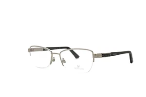 SWAROVSKI Eyeglasses Frame Silver Half-Rimless 53-17-135 - Picture 1 of 5