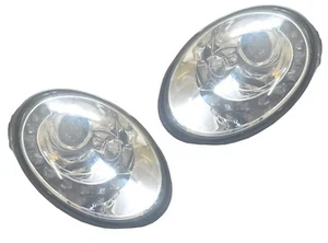 LED DRL Projector Head Lights CHROME with motor for 2006-2010 Volkswagen Beetle - Picture 1 of 2