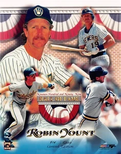 Robin Yount Milwaukee Brewers 8x10 Hall of Fame Collage #7047 - Picture 1 of 1
