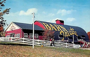 Augusta MI "The Barn Theatre" With Straight Plays & Musicals", Postcard - Picture 1 of 2