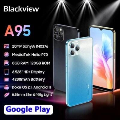 Global Blackview A95 4G Smartphone Helio P70 Face ID 8GB+128GB 4380mAh 20MP OTG - Image 1 of 4
