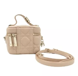 Mini Vanity Bag Lady Dior rosa - Foto 1 di 10