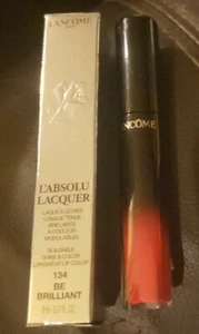 Lancome L'absolu Lacquer Longwear Lip Color - 134 BE BRILLIANT - New In Box - Picture 1 of 1