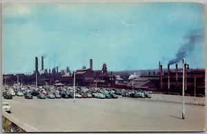 Postcard Steel Mills; Youngstown, Ohio; Mahoning County Fk - Picture 1 of 2