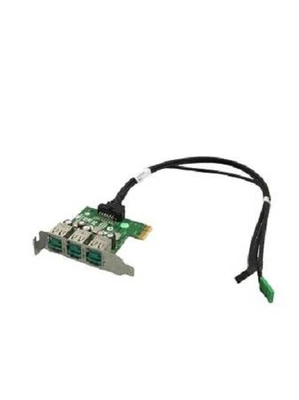 Lot of 2 HP 3-Port Powered USB 12V PCI Express Low Profile Card 640269-001 - Image 1 of 2