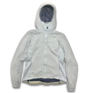 Arc’teryx Atom LT  Women’s Light Blue  Size M Jacket Hooded reflective  logo - Picture 1 of 12