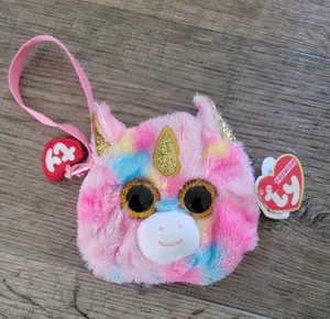 Ty Beanie Boos Fantasia Einhorn Plüsch Münze Armband 4 Zoll Neu - Bild 1 von 4