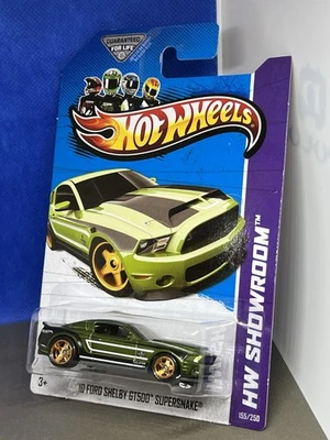 Hot Wheels '10 Ford Shelby GT500 Supersnake Super Treasure Hunt  2013 green - Image 1 of 4