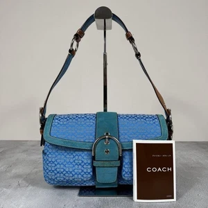 Coach Soho Y2K Archive Blue Shoulder Bag - Picture 1 of 15