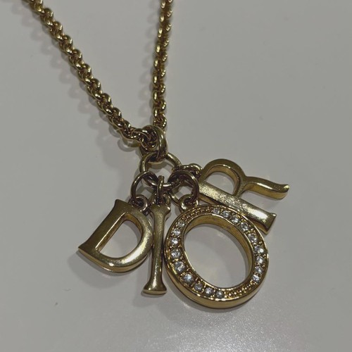 Collana Christian Dior Logo Oro 25 cm Gioielli Usati