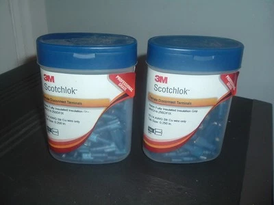 3M MNG14-250DFIX Terminals Nylon Fully Insulated Female Disconnect Qty 200 - Image 1 of 2