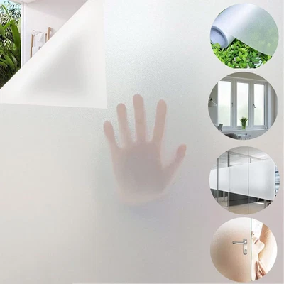 Frosted Window Film Vinyl Total Privacy Glass Without Blocking The Light Sticker - Image 1 of 4