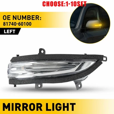 Espelho lateral lâmpada de seta esquerda driver âmbar para Lexus GX460 LX570 10-23 1-10X - Imagem 1 de 4