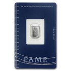 PRESALE - Pamp Suisse 1 gram Palladium Bar .9995 Fine Palladium - In Assay Card